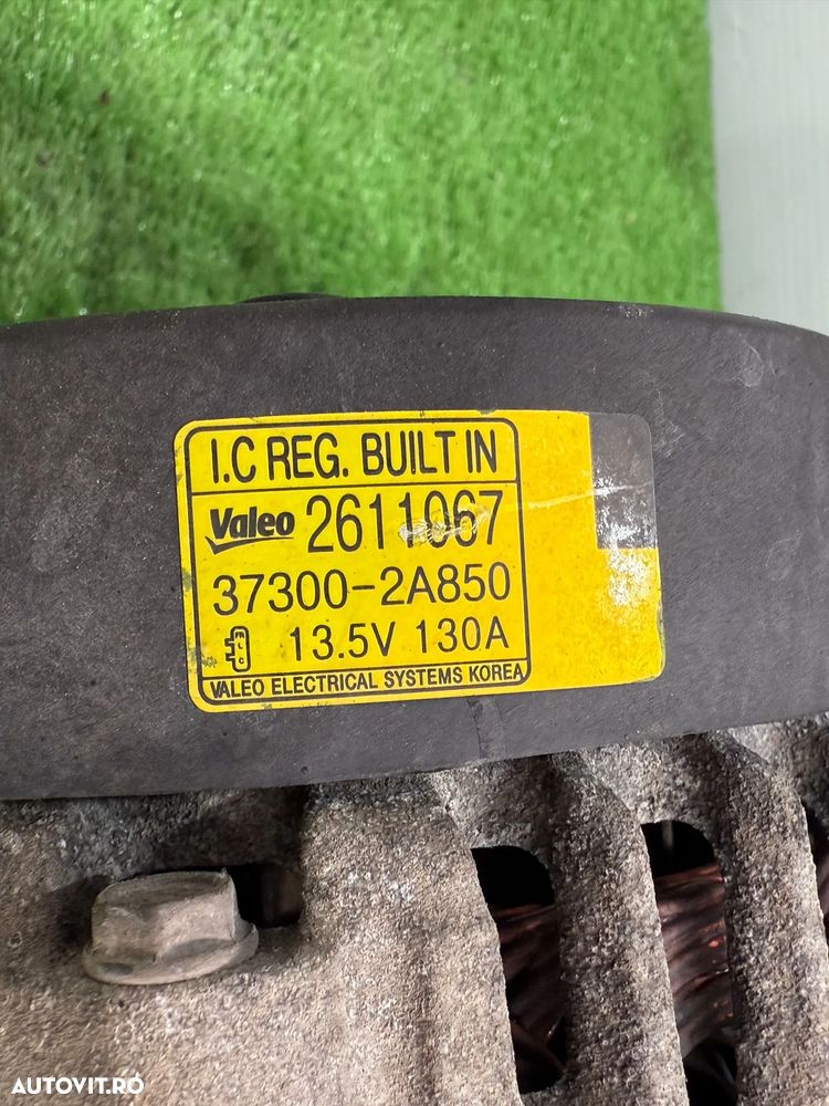 ALTERNATOR KIA RIO 2 2013 1.1 DIESEL (DOHC TCI) / SEDAN 5 USI COD OEM 2611067 37300-2A850 2011-2017 - 8