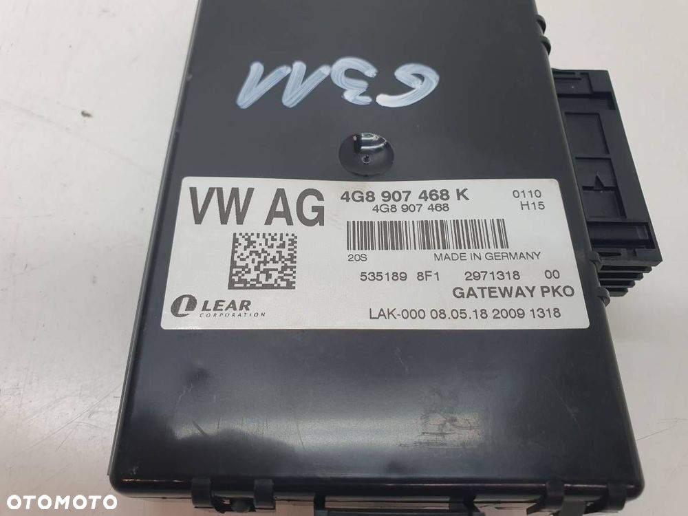 MODUŁ STEROWNIK GATEWAY AUDI A6 C7 4G8907468K - 2
