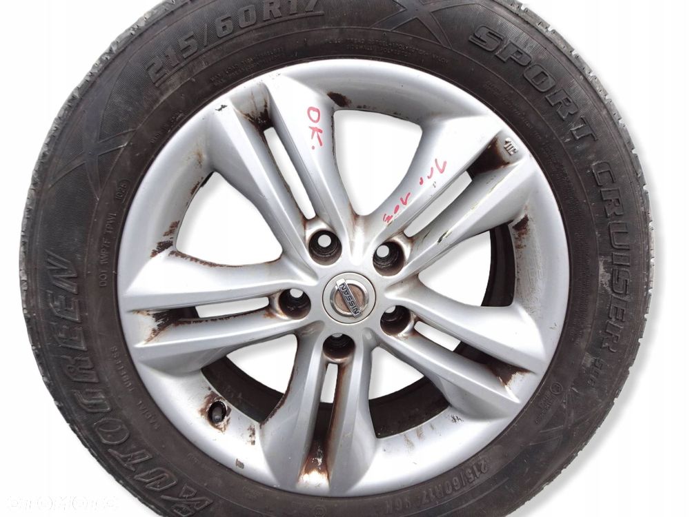alufelgi z oponami kpl. nissan qashqai j10 17" 5x114.3 et 40 - 5