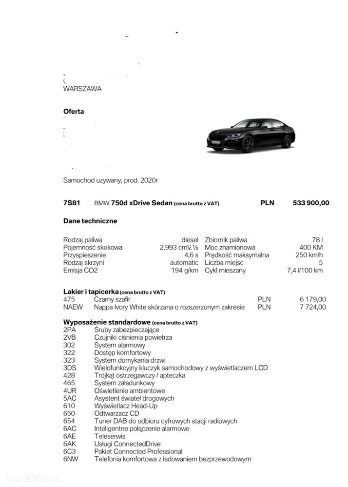 BMW Seria 7 750d xDrive - 21