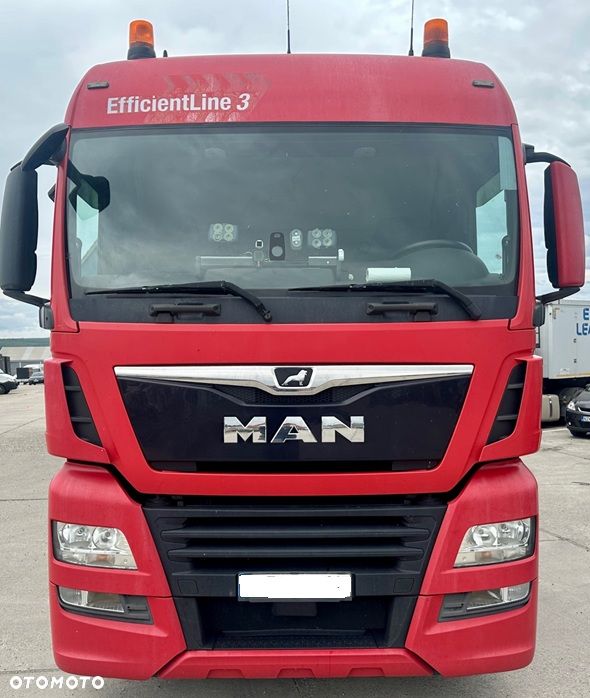 MAN TGX 18.500 XLX AUTOMAT SPOJLERY KLIMA WEBASTO OPONY:90% 698000km 2xALUTANK ACC SKÓRA NAVI EURO 6 2018 ŁADNY - 1