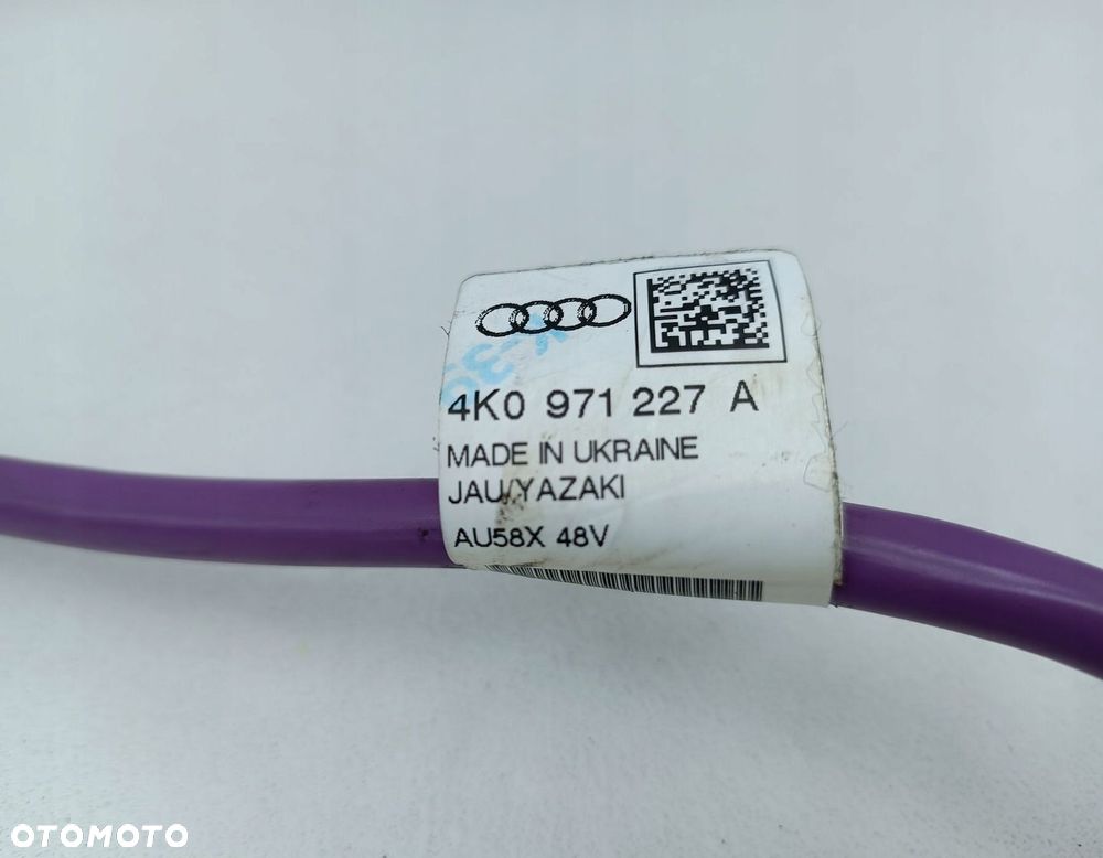 PRZEWÓD AKUMULATORA AUDI A7 C8 4K 3.0 TDI 4K0971227A - 3