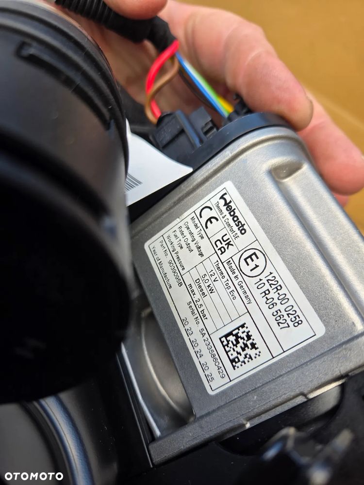 Webasto Ogrzewanie postojowe Fiat Ducato III Citroën Jumper II Peugeot Boxer II Opel Movano C 0046857424 00468574240 468574240 46857424 - 9