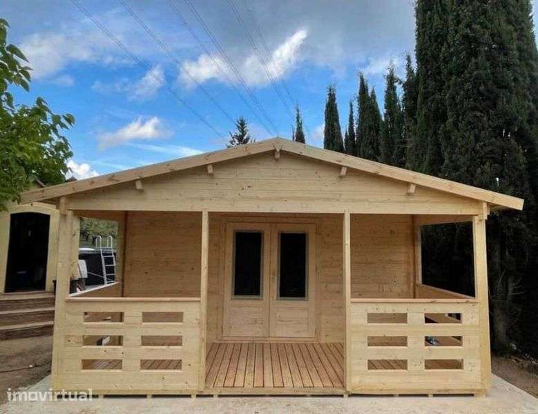 KIT Chalé em madeira 52m² com alpendre NOVO - Grande imagem: 3/12