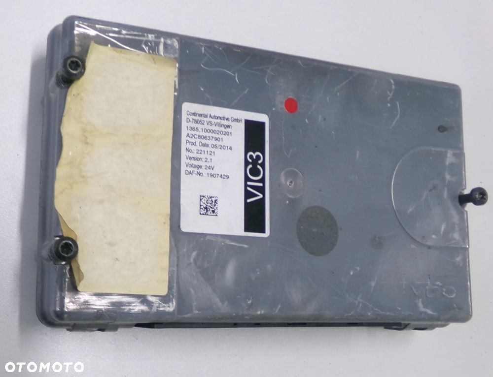 VIC 3 KOMPUTER STEROWNIK MODUŁ wer. 2.1 DAF XF 106 1907429 - 2