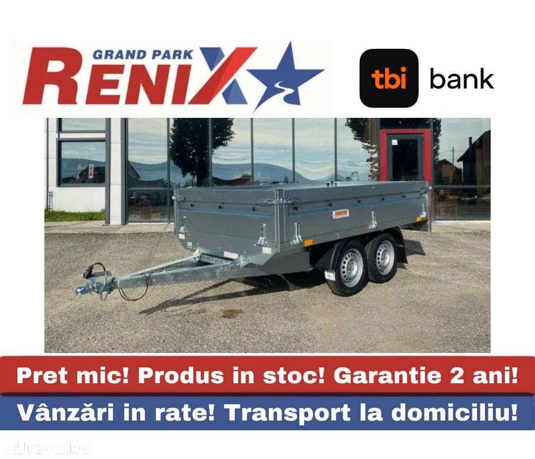 Neptun Nordica Remorca 263/145/40 750kg 2axe - 1