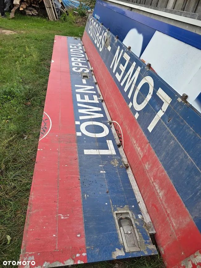 BURTY ALUMINIOWE NIEMIECKIE 7,30x0,90 m - 7