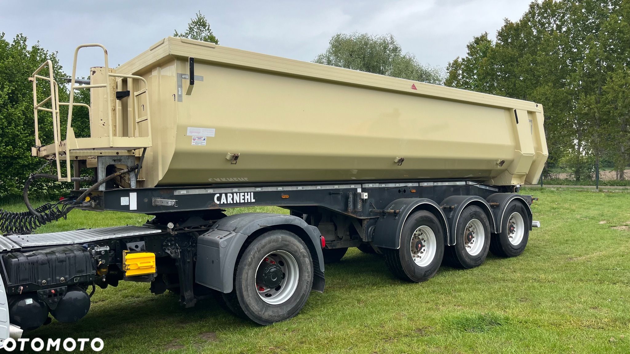 Carnehl Naczepa Wywrotka, 4750 kg!! 3 Osie , Aluminiowa , Oś SAF , Aluminiowe felgi - 1