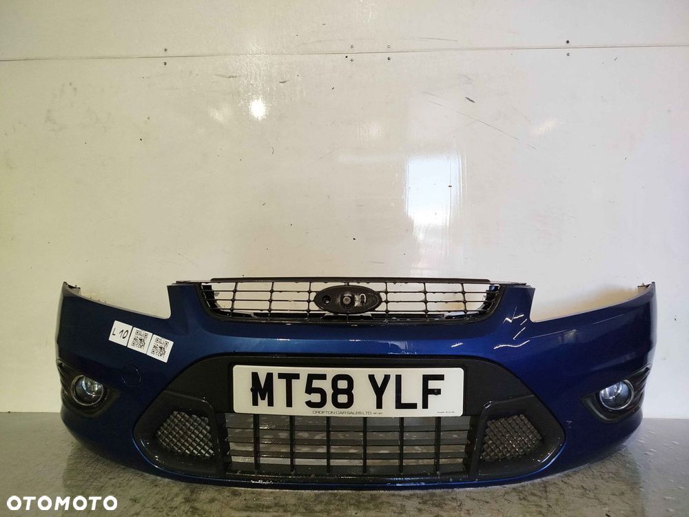 + ZDERZAK PRZÓD PRZEDNI DO FORD FOCUS MK2 II LIFT FL RS ST SPORT 36 NIEBIESKI HALOGENY - 1