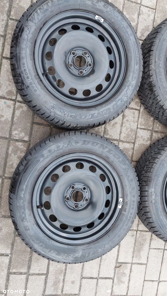 Komplet felg stalowych 5x100 et35 6x16 VW T-CROSS POLO VI TAIGO KAMIQ IBIZA V VI TOLEDO III IV FABIA IV 2Q0601027H 205/60r16 - 2