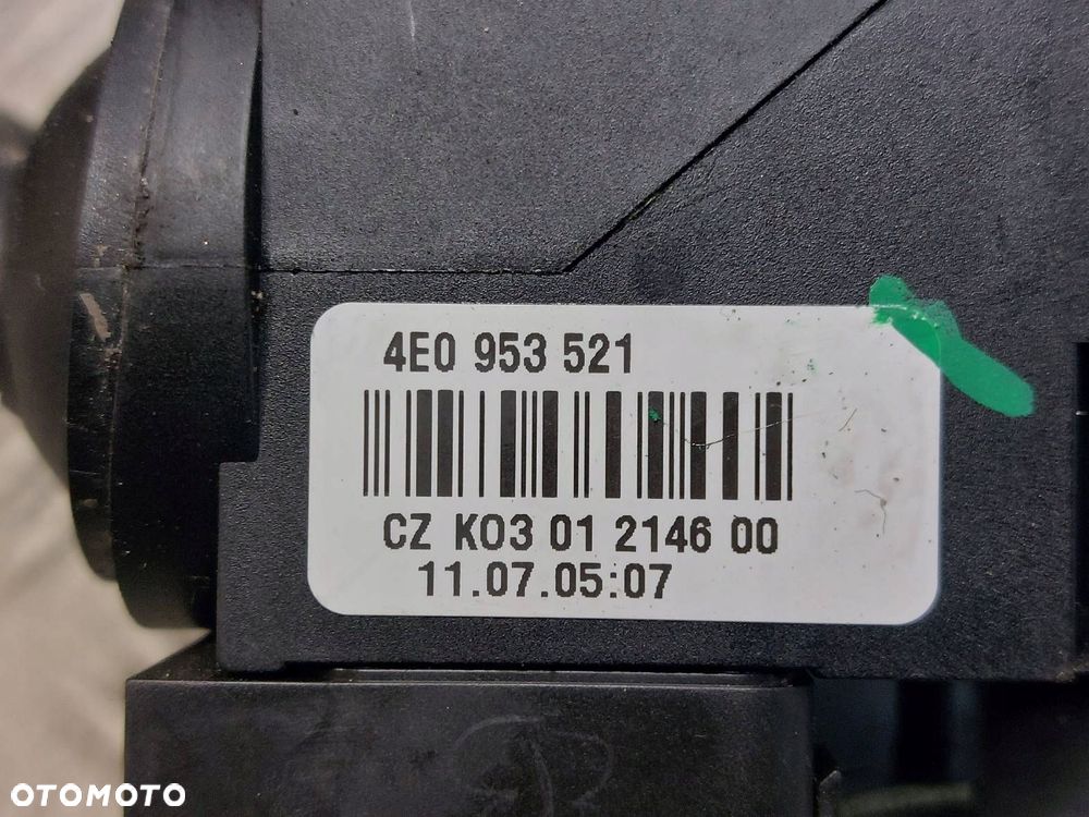 MANETKA PRZEŁĄCZNIK ZESPOLONY TAŚMA AUDI A8 D3 4E0953541A 4E0907129J - 9