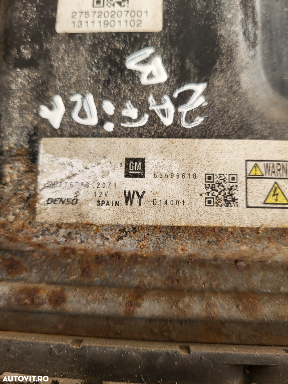 Calculator Motor ECU Opel Zafira B Denso Euro 5  Motor A17DTR Cod 55595618 Dezmembrez Opel Zafira B 1.7 Cdti Euro 5 Motor A17DTR Cutie M32 - 5