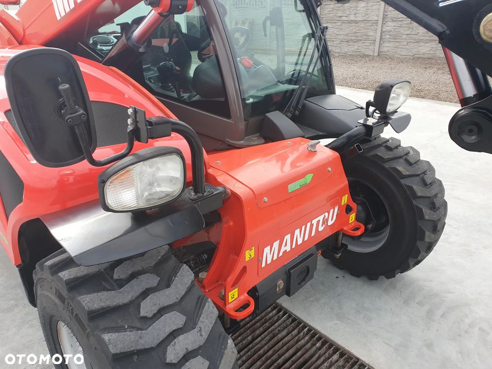 Manitou MT 625H WIDŁY HYD./CHWYTAK/ŁYŻKA SPROWADZONA SUPER STAN - 11
