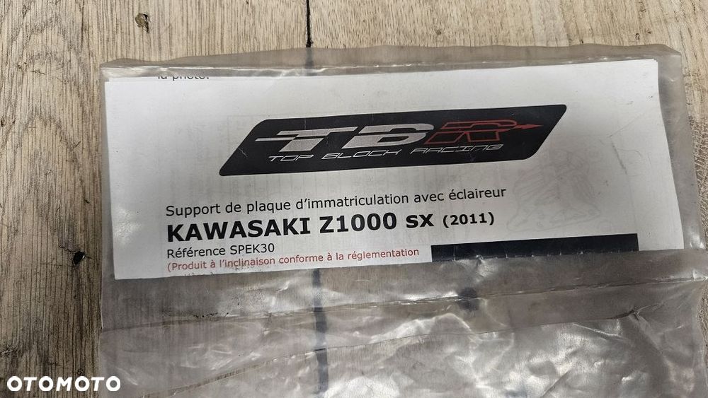 Uchwyt tablicy rejestracyjnej TBR Kawasaki Z1000 SX - 7