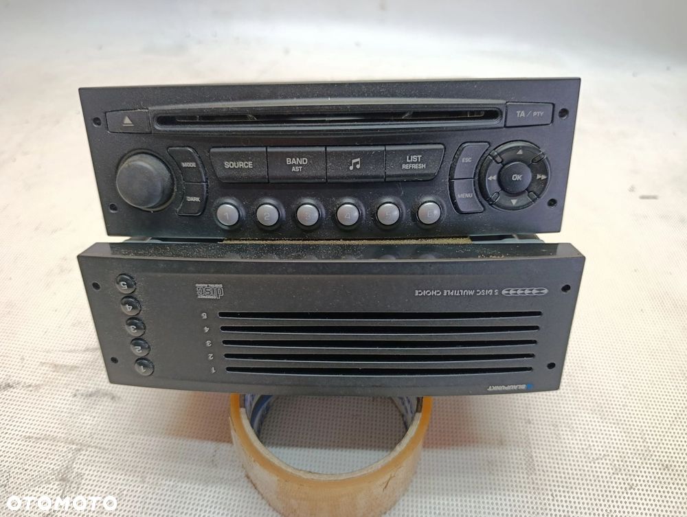 307 radio zmieniarka komplet Peugeot
