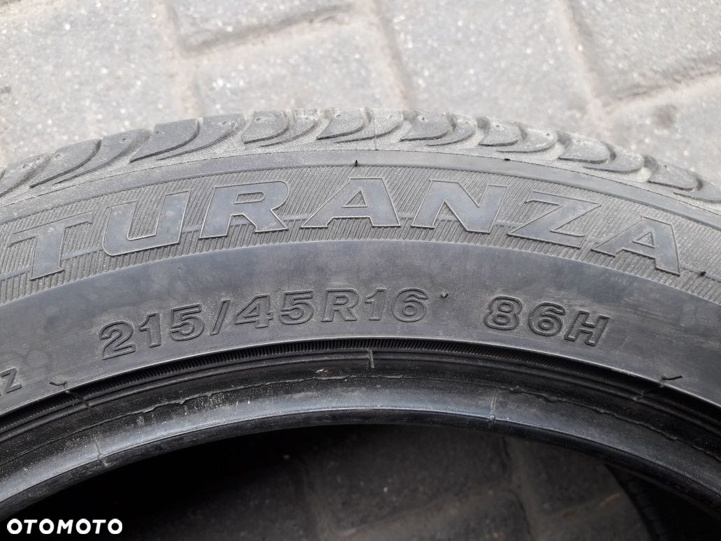 BRIDGESTONE 215/45R16 86H , pojedyńcza opona letnia. - 5
