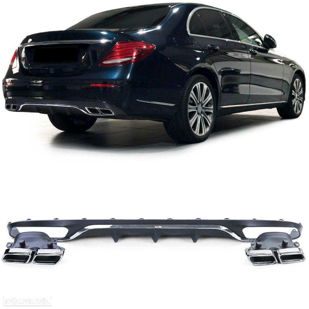 Difusor e ponteiras para Para-choques Normal Novo MERCEDES-BENZ E-CLASS (W213)/M... - 6