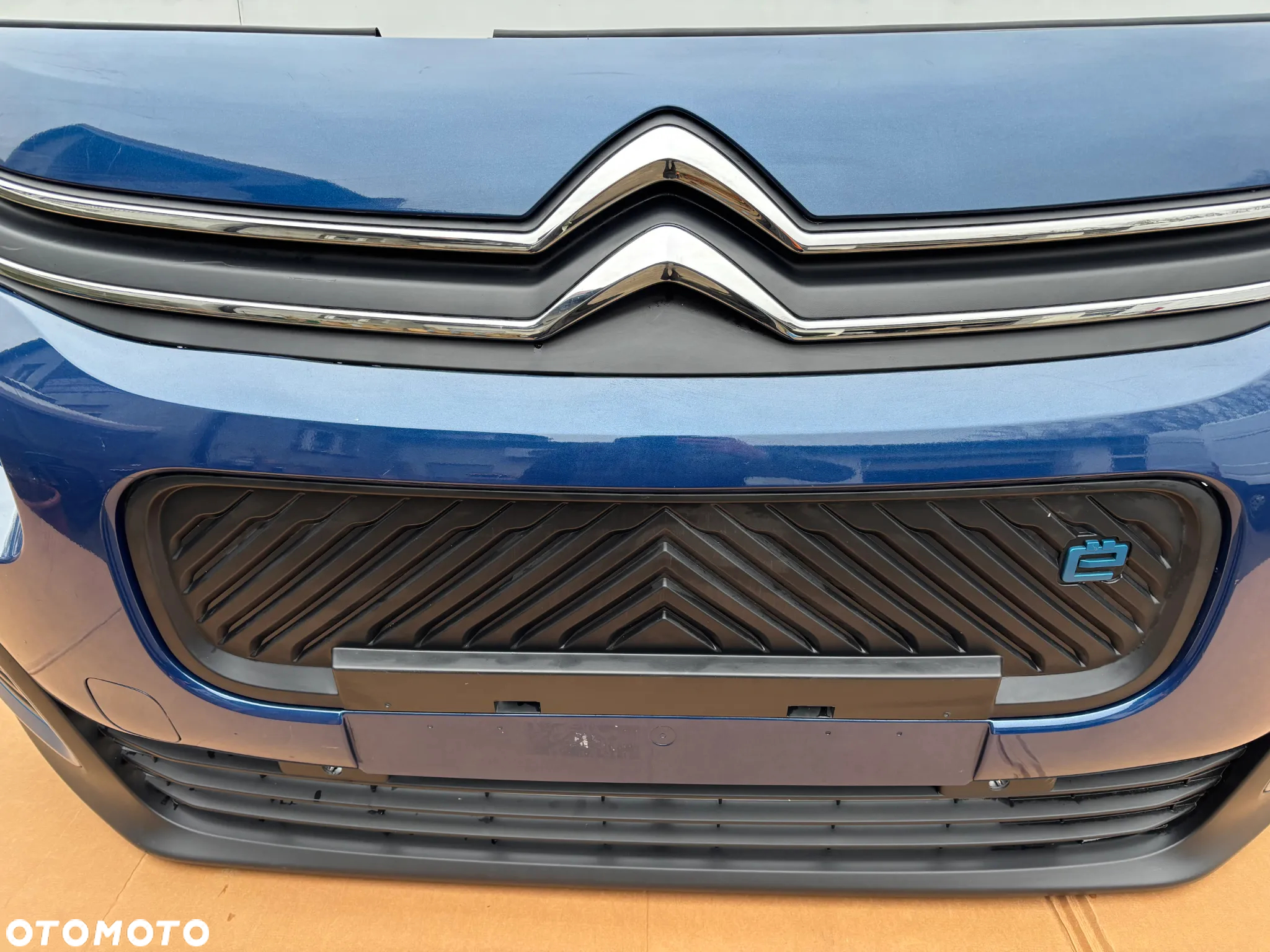 Oryginalny Zderzak Przedni Citroen Berlingo E IV 4 Pod PDC Grill Atrapa Dół Zderzaka Halogen Kratka Lewa Prawa 9816749477 Chrom Niebieski JG 2R - 5