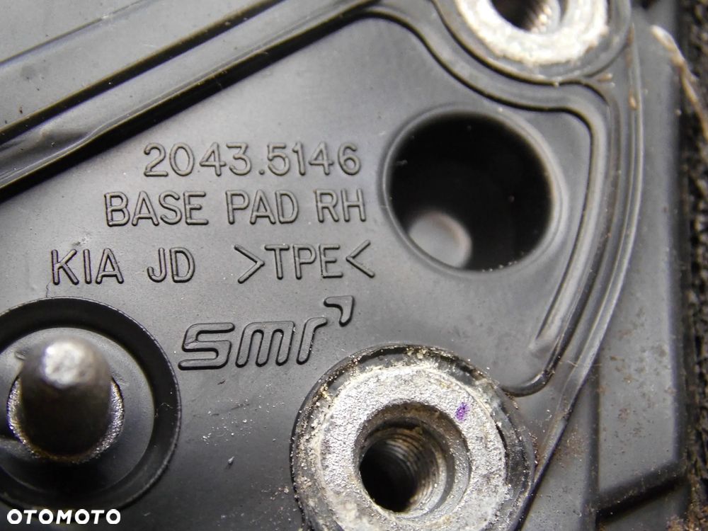 LUSTERKO KIA CEED II HATCHBACK PRAWE PRZEDNIE 10 PINÓW CZARNE 1K - 8