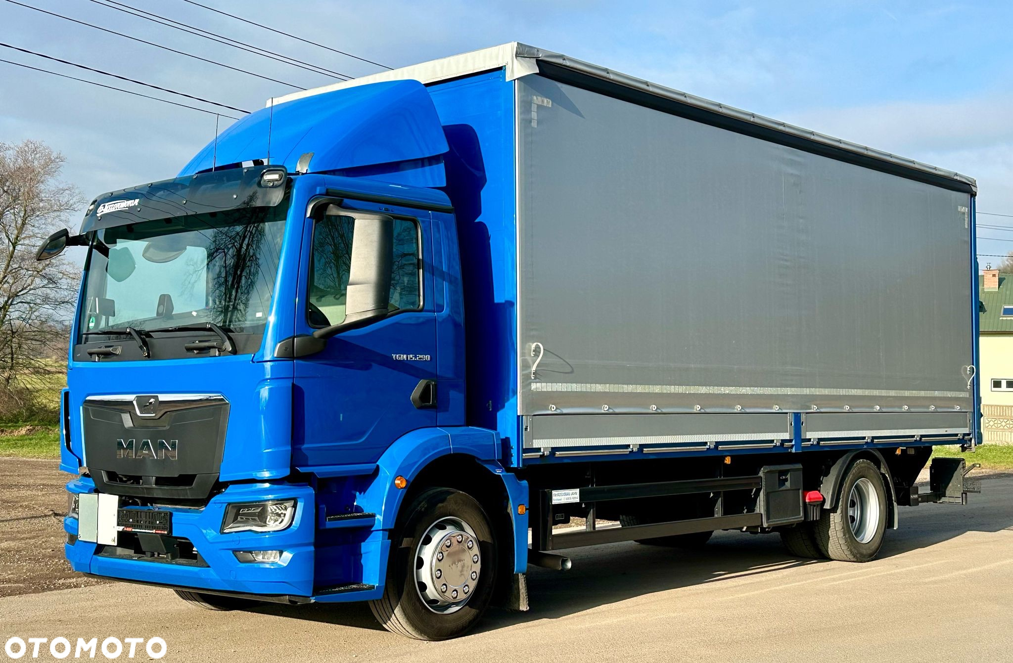 MAN TGM 15.290 / FIRANKA / WINDA / AUTOMAT / 2021 ROK / 18 EUROPALET / 15 T DMC - 2