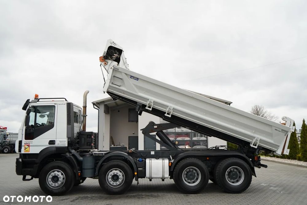 Iveco TRAKKER 450 / 8x4 / WYWROTKA / HYDROBURTA / BORDMATIC / EURO 6 / - 3