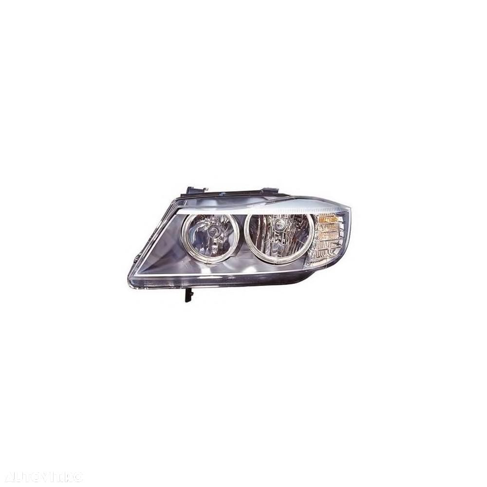 Far Bmw Seria 3 (E90/E91), 08.2008-06.2012, electric, tip bec H7+H7, are motoras, 63117202573; 63117202581; stanga/dreapta, Tyc - 1