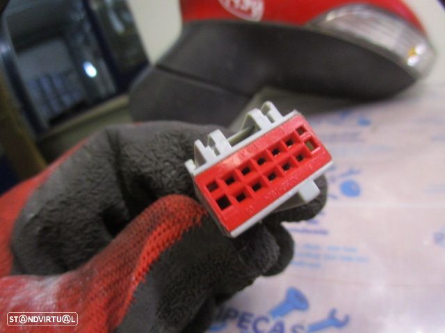 Espelho Esp4494 FORD FIESTA 6 2016 1.5TDCI 95CV 3P PRETO ESQ ELETRICO COM PISCA 6 PINOS - 3