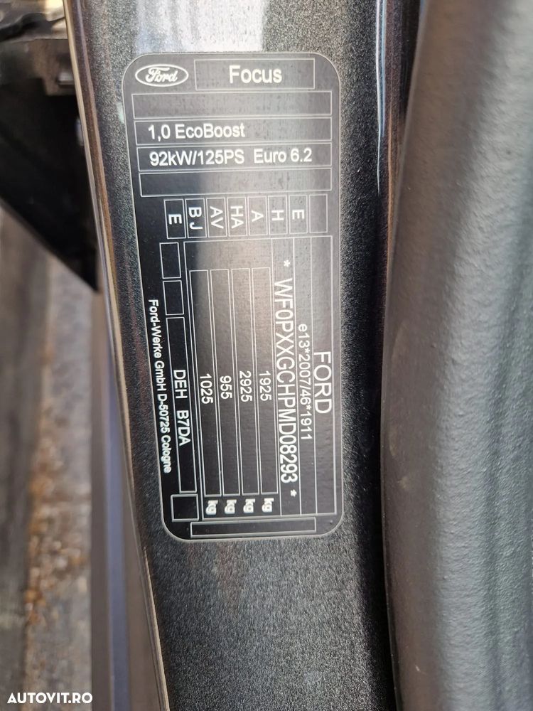 Ford Focus 1.0 EcoBoost Trend - 11