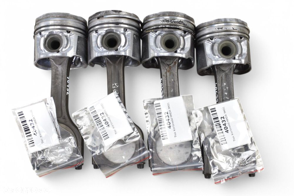 Tłok Korbowód 75L87 PEUGEOT PARTNER II CITROEN BERLINGO 1.6 HDI 9H01 WYMIAR - 6