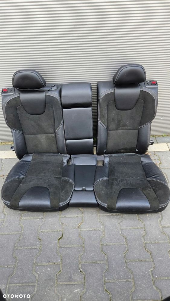 FOTELE FOTEL KANAPA TYŁ KOMPLET PÓŁSKÓRA VOLVO V40 II RDESIGN R-DESIGN - 9