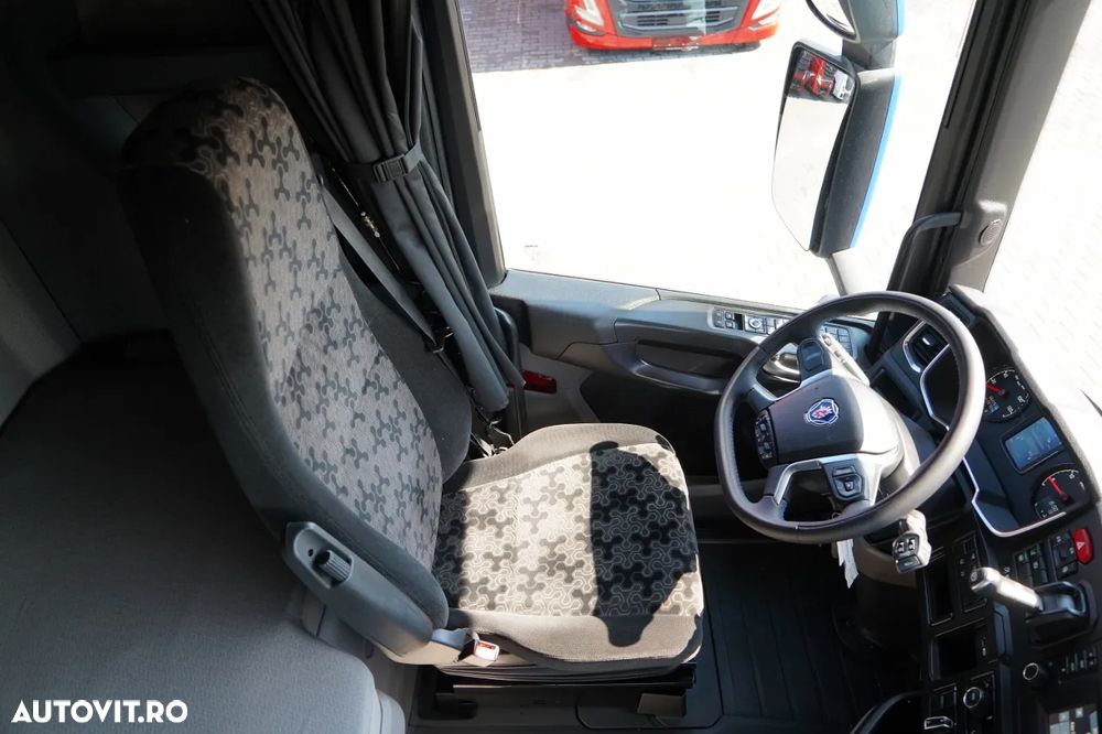 Scania S 450 / COMBINAȚIE TANDEM / CORTINĂ / 120 M3 / DRIVE-THROUGH / ACOPERIȘ RIDICABIL / PUNȚĂ RIDICABILĂ / - 26