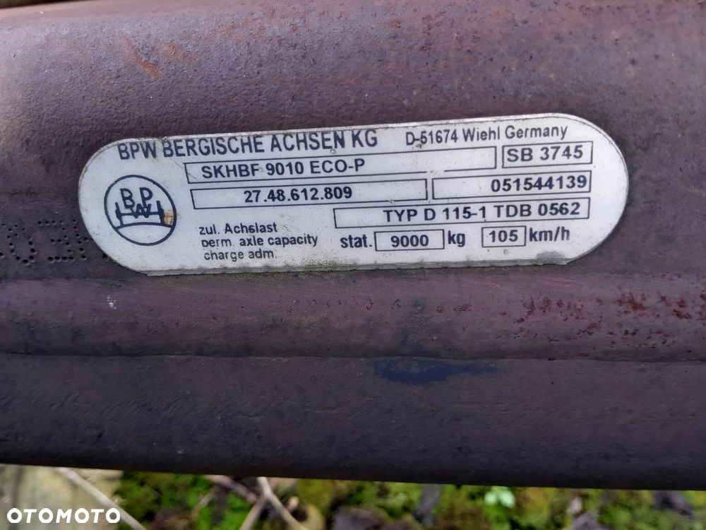 NACZEPA OS BPW ECO  SKHBF9010  ECO-P