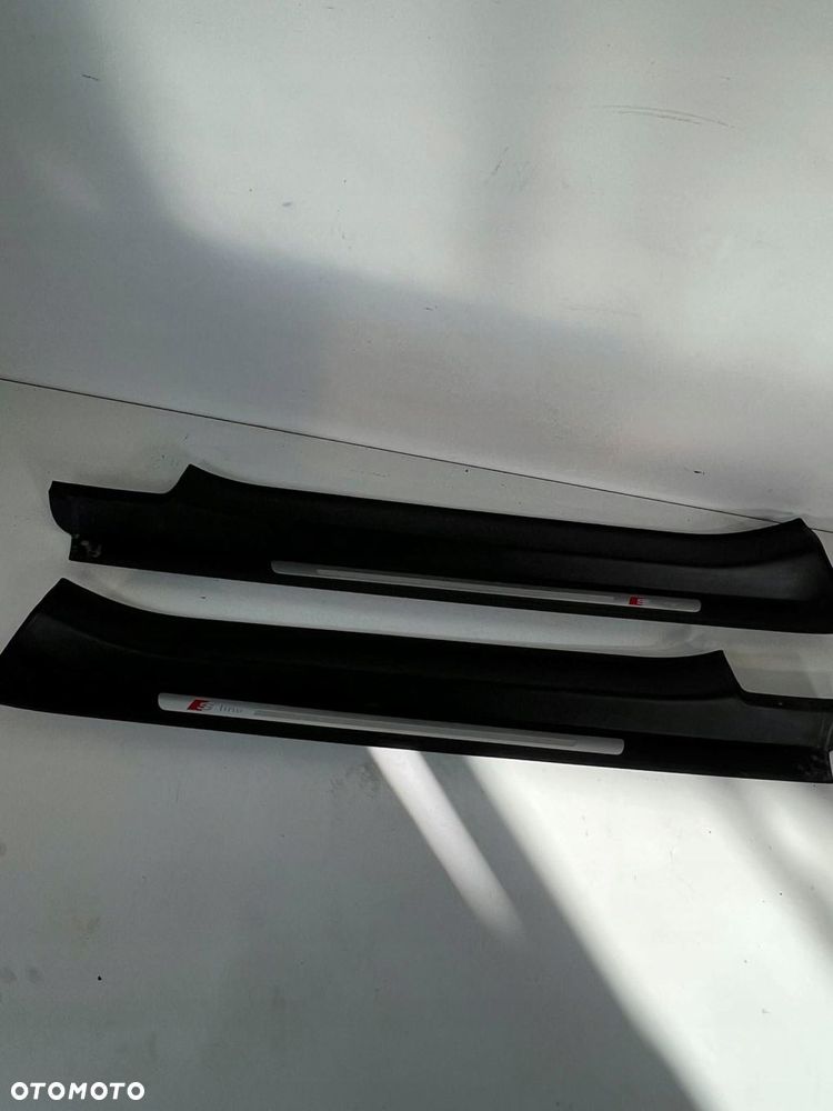 8J0 853 492 G Listwa progowa przednia Audi TT TTS Mk2 2014 KOMPLET PRZÓD - 1