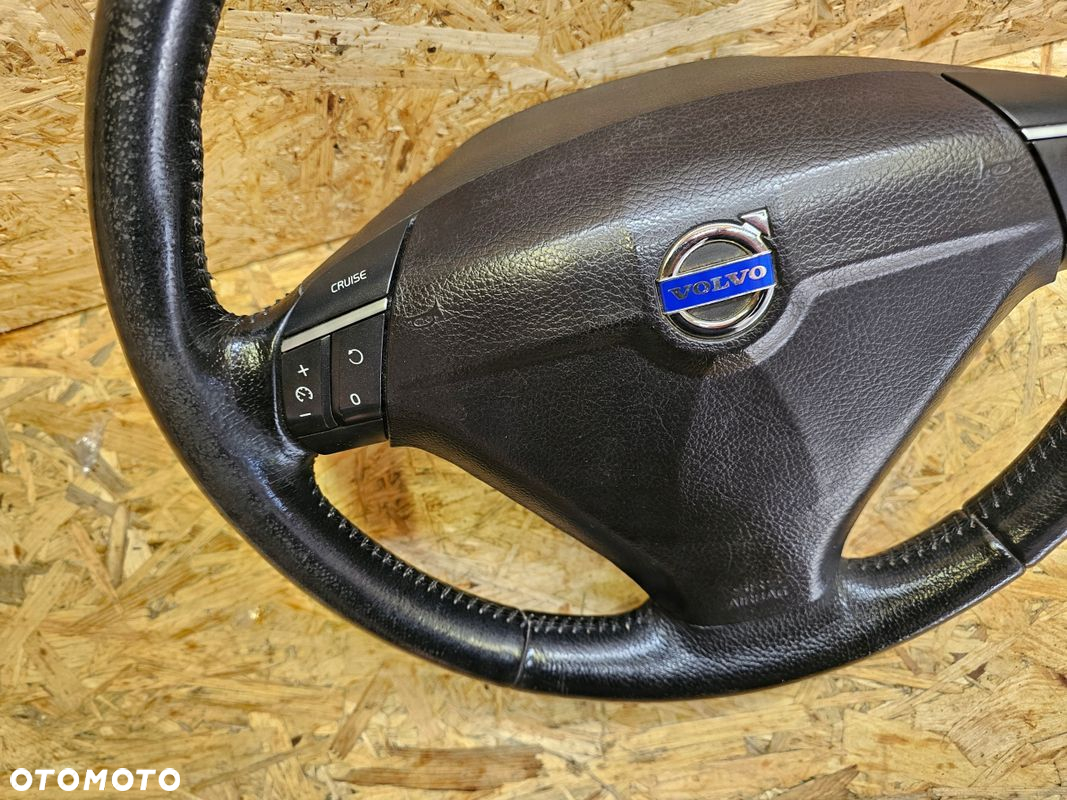 Kierownica skóra skórzana Volvo S60 I 07r poduszka Airbag Multifunkcja - 6