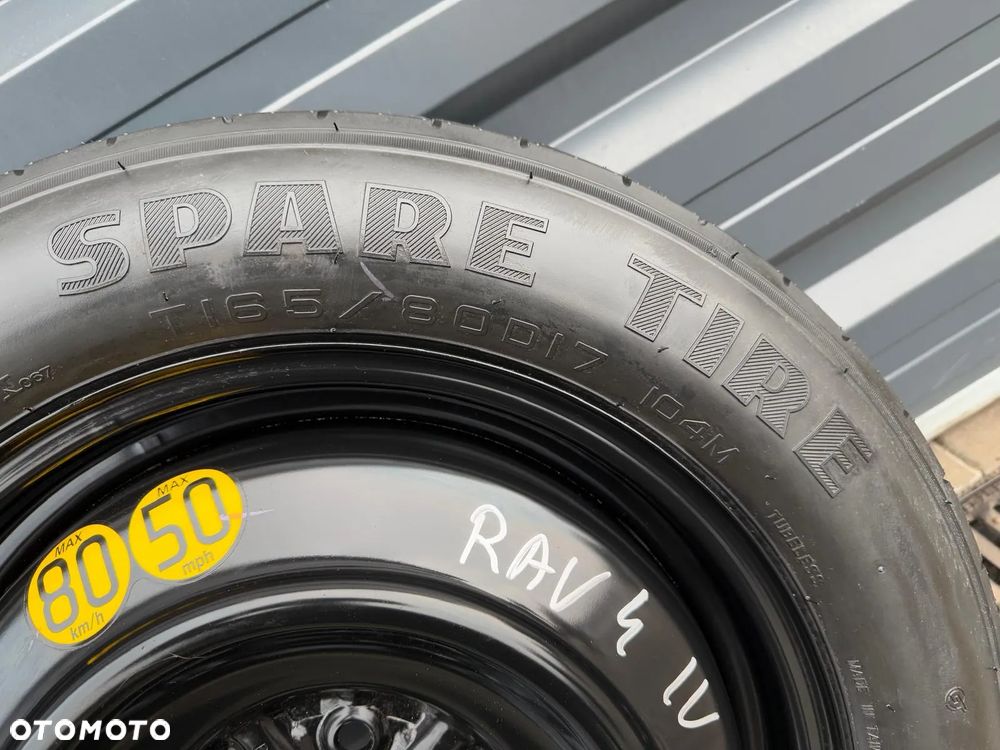 TOYOTA RAV 4 IV 12-18 KOŁO DOJAZDOWE dojazdówka 165/80 R17 5x114.3 LEWAREK - 4
