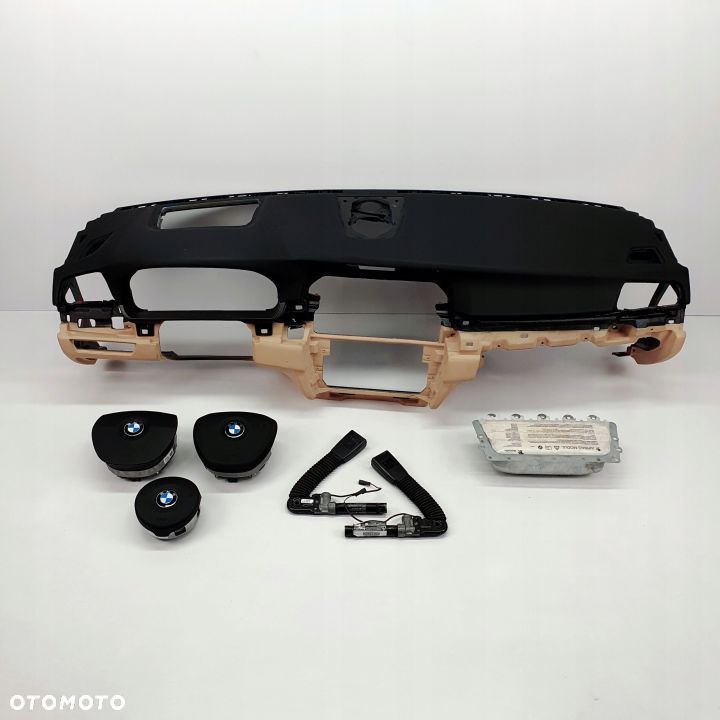 BMW SERIA 5 F10 F11 DESKA ROZDZIELCZA KONSOLA KOKPIT PULPIT PODUSZKI AIRBAG AIR BAG PASY KIT SET - 1