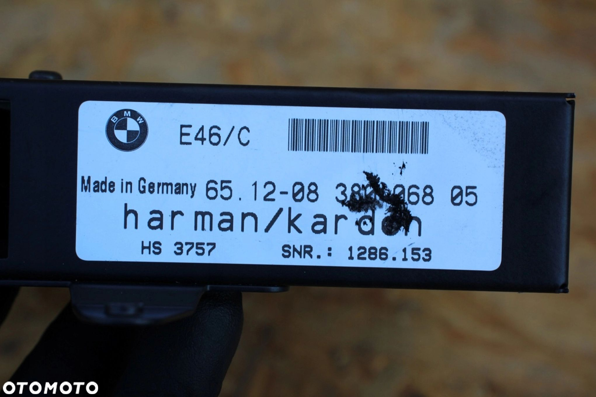 Wzmacniacz samochodowy BMW e46 CABRIO HARMAN KARDON 8380068 - 3