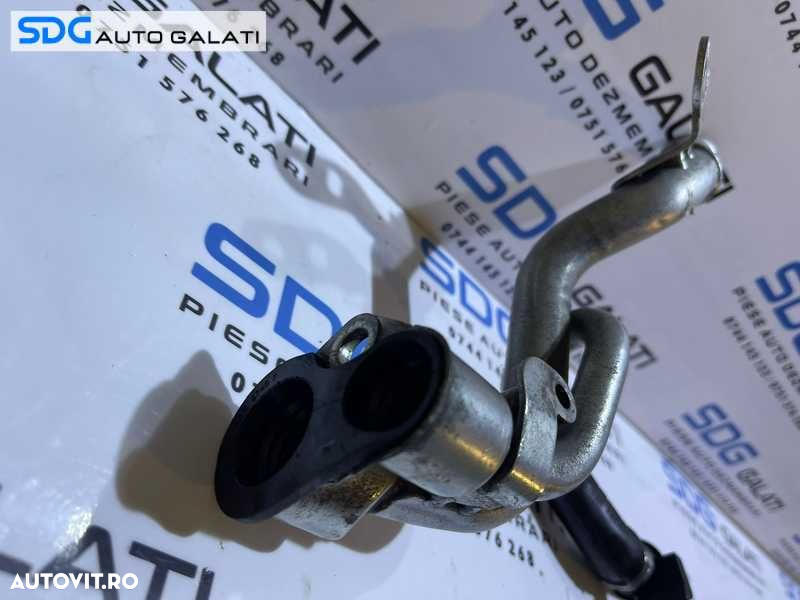 Teava Conducta Furtun Retur Ulei Turbo Turbina Turbosuflanta Jaguar XF 2.7 D 2008 - 2015 Cod 4U3Q-6720-CB 4U3Q-6A804-BA - 4