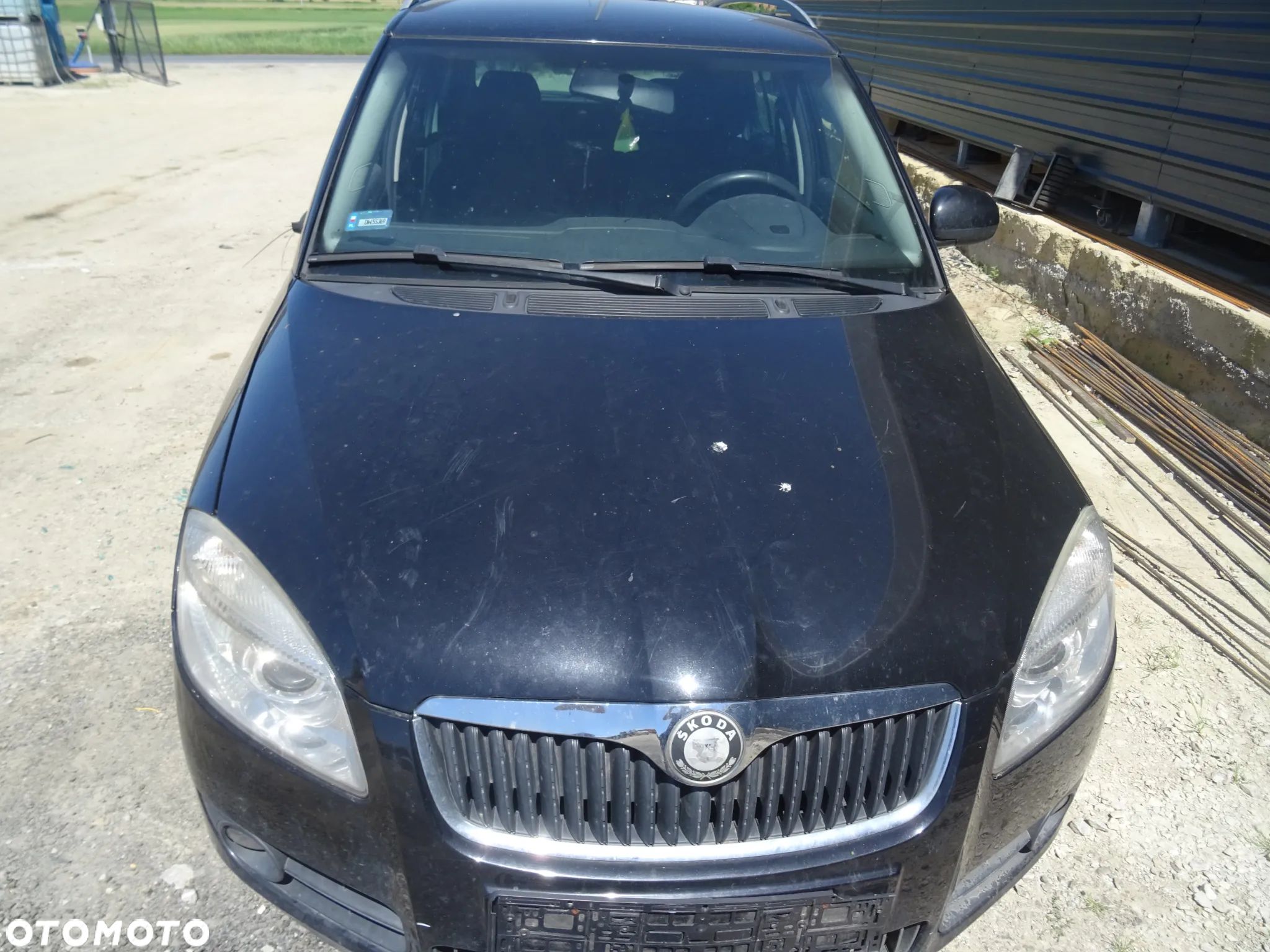 Skoda Fabia 2008 lakier(9910) na części maska błotnik zderzak drzwi klapa - 1