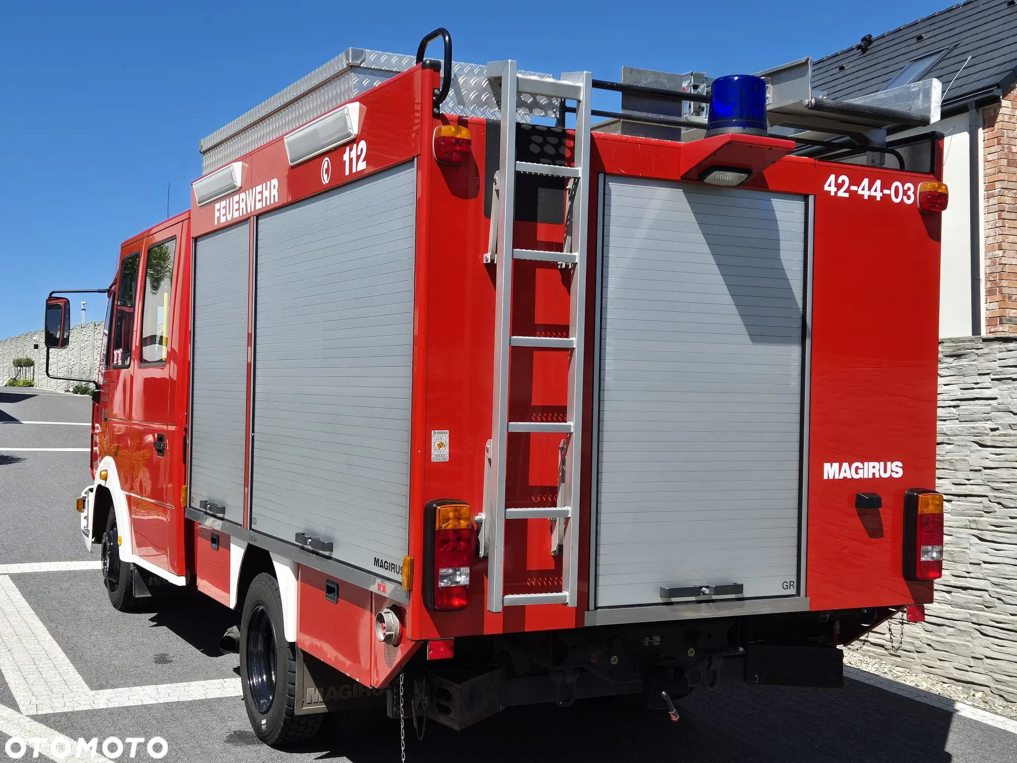 MAN L2000 Magirus Pożarniczy Strażacki - 4