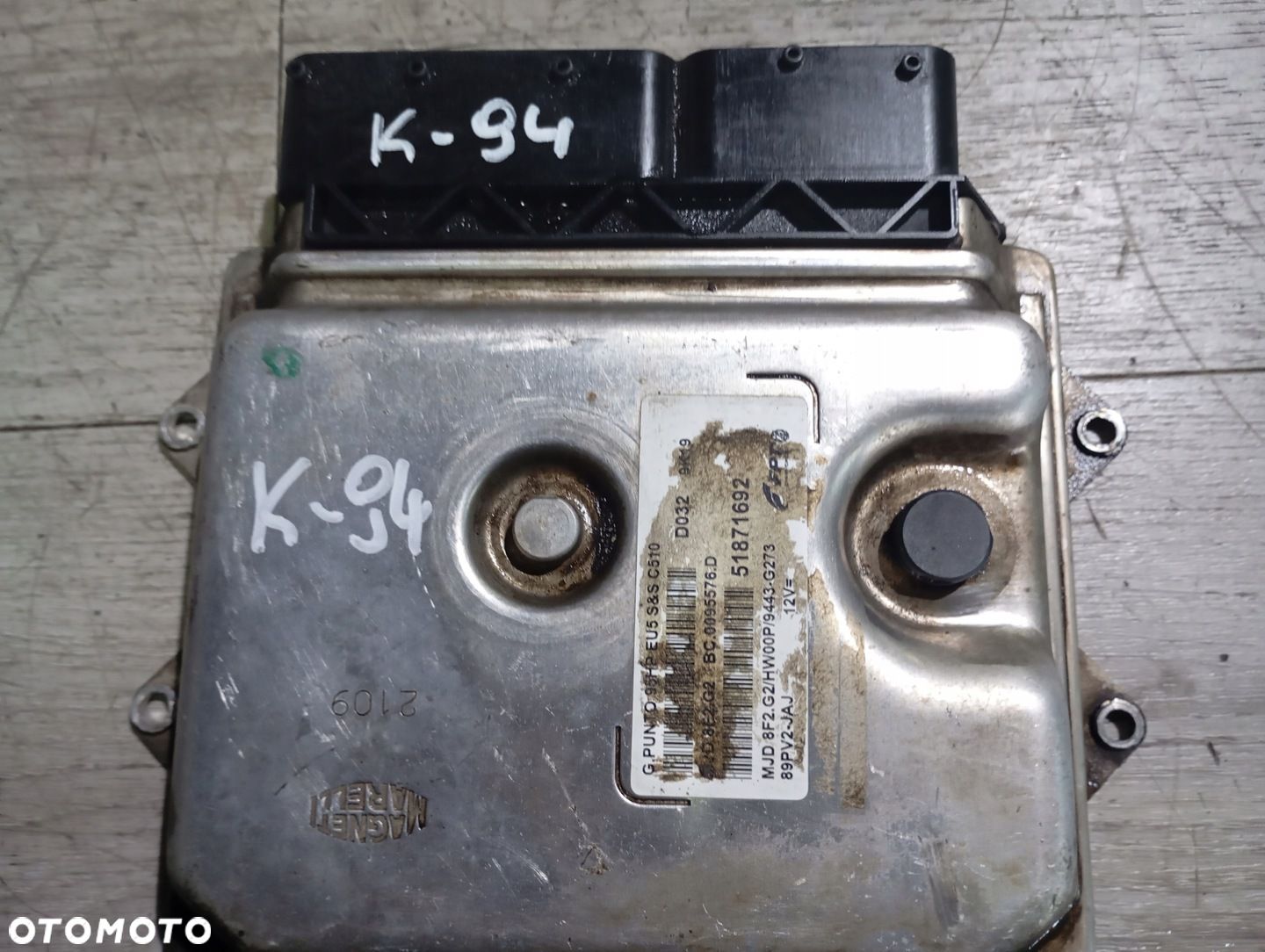 KOMPUTER SILNIKA FIAT GRANDE PUNTO 1.3 JTDM 51871692 MJD8F2.G2 - 1