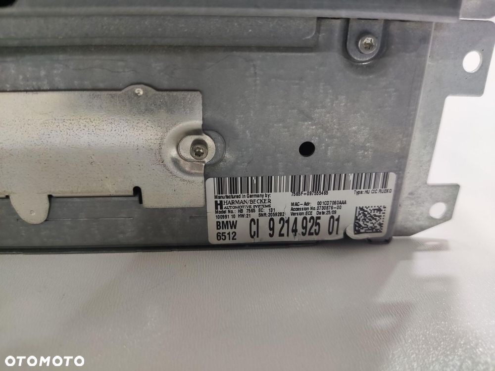 CZYTNIK NAWIGACJI CIC BMW 5 E60 E61 LIFT LCI 2007-2010 9214925 - 4