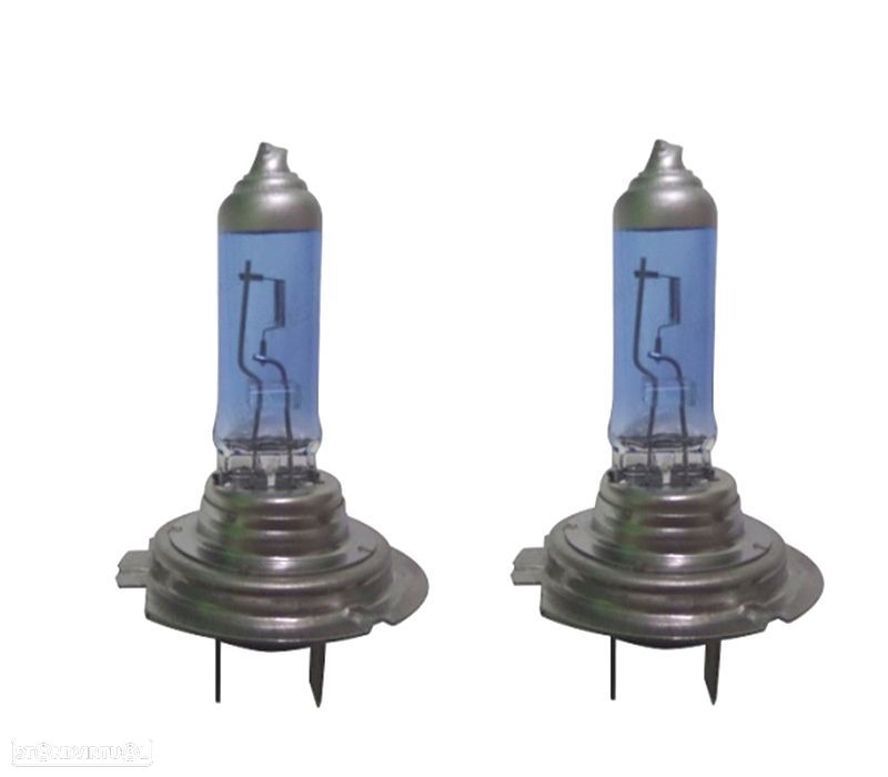 PAR DE LÂMPADAS HID SUPER BLANCAS H18 12V 65W XENON - 1