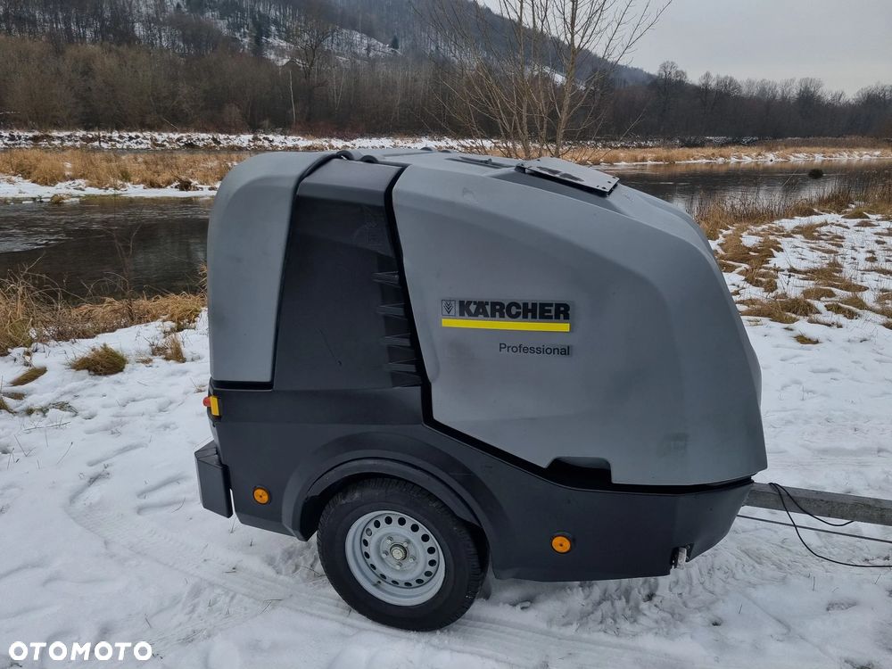 Kaercher Myjka na przyczepie Karcher HDS 17/20 DeTr1 2w1 czyszczenie parą i mycie gorącą wodą prekonfigurowana maszyna z Norwegii jak nowa - 9