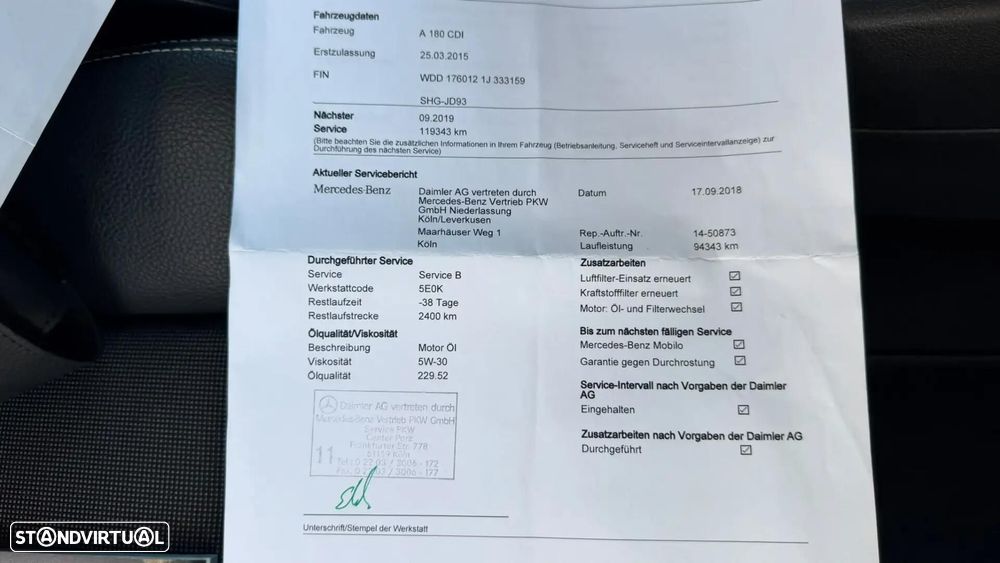 Mercedes-Benz A 180 d Urban - 44