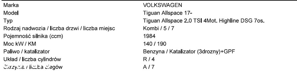 Volkswagen Tiguan Allspace 2.0 TSI 4Mot Highline DSG - 1