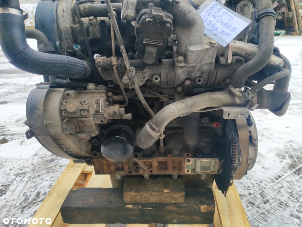 Silnik kompletny 2.3 JTD Euro4 przebieg 215tys. km F1AE0481D 120KM do Fiat Ducato III 06-14 kompletny z całym osprzętem film z pracą silnika - 4
