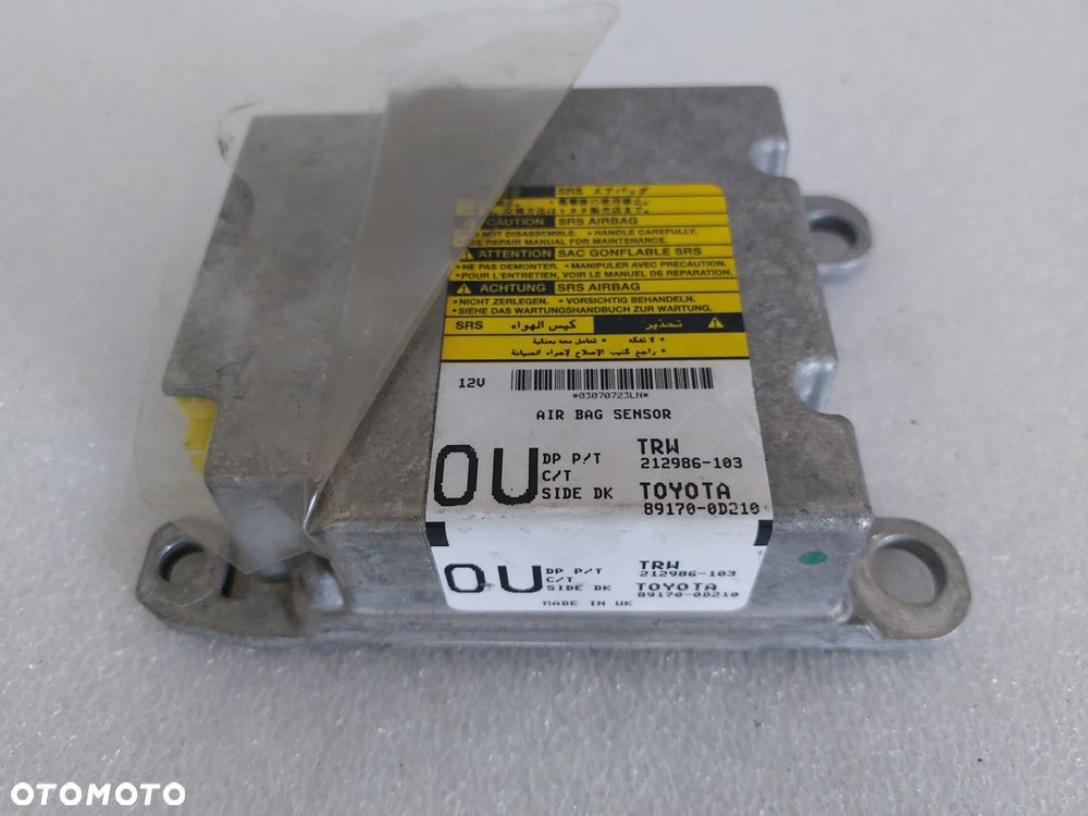 SENSOR MODUŁ AIRBAG TOYOTA YARIS II 89170-0D210