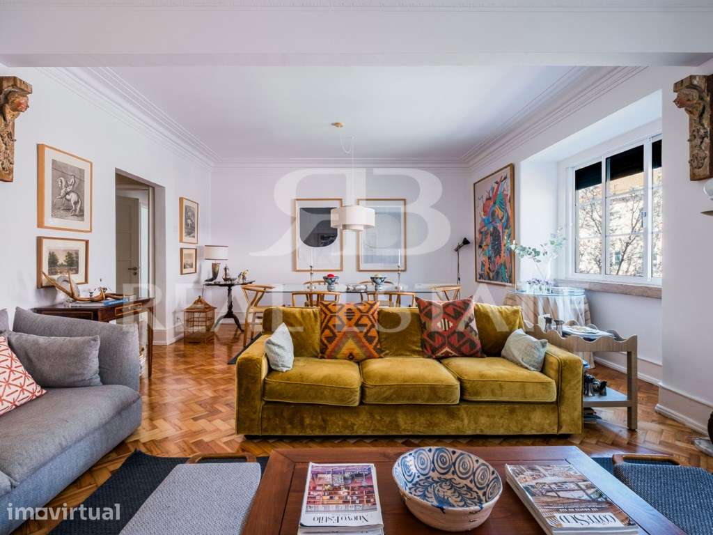 T3 Renovado com 1 Suite +Pátio comum e alguma VISTA RIO | RESTELO -... - Grande imagem: 2/34