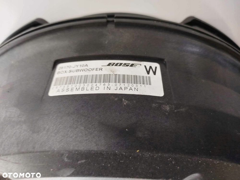 GŁOŚNIK SUBWOOFER BOSE RENAULT KOLEOS I 28170JY10A - 2